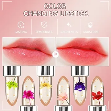 Flower Jelly Lipstick Set | Temperature Change & Moisturizing