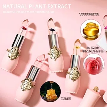 Flower Jelly Lipstick Set | Temperature Change & Moisturizing
