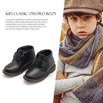 Toddler Oxford School Uniform Shoes for Boys - Stylish & Comfortable