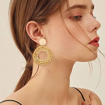 Trendy LANTAI 16 Pairs Earrings Set for Beach Vacations