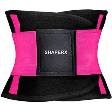 SHAPERX Women Waist Trainer Eraser Belt Tummy Control Waist Trimmer Slimming Belly Band Shaper, SZ80...