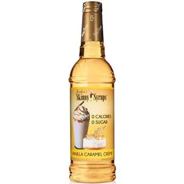 Jordan's Skinny Syrups New Favorites Collection - Caramel Pecan, Cinnamon Vanilla, Vanilla Caramel Creme