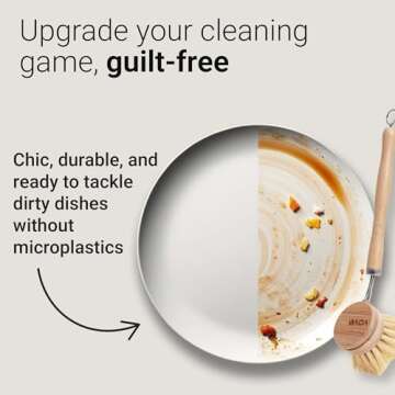 Vove Bamboo Dish Brush - Eco-Friendly & Durable Cleaning Tool