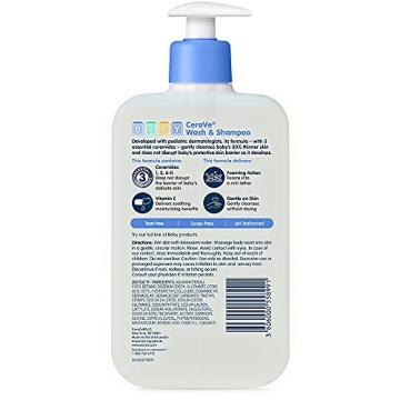 CeraVe Baby Wash & Shampoo 2-in-1 Tear-Free for Delicate Skin