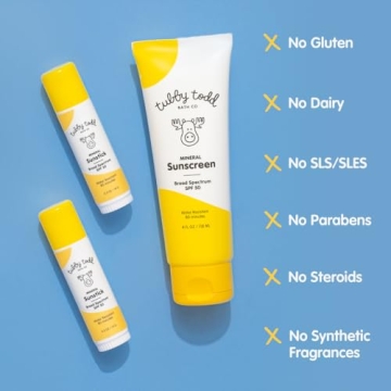 Tubby Todd Mineral Sunscreen Duo for Kids - Safe & Effective Protection