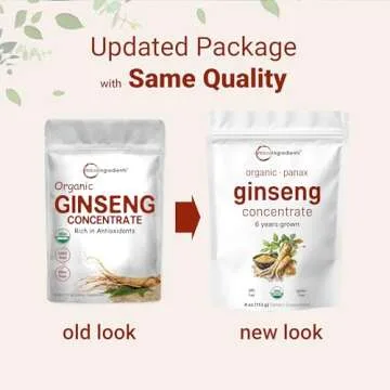 Maximum Strength Organic Korean Ginseng Powder 4oz