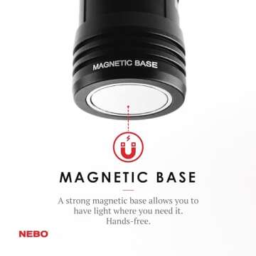 NEBO Slyde King 500 Lumen Flashlight & Work Light