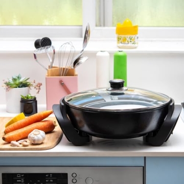 Moss & Stone Electric Nonstick Skillet for Easy Cooking
