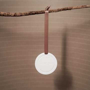 COCORRÍNA Car Air Freshener - Clean Linen Handmade Scented Ceramic for Drawers and Closets, Car Fragrance Gifts for Men Women