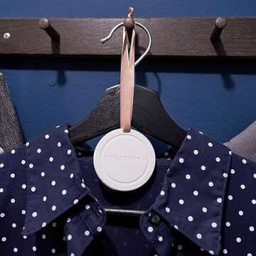 COCORRÍNA Car Air Freshener - Clean Linen Handmade Scented Ceramic for Drawers and Closets, Car Fragrance Gifts for Men Women