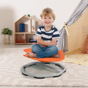 Spinning Chair for Kids Sensory, Swivel Seat for Autistic, ADHDs, Sensory Needs, Metal Frame with An...