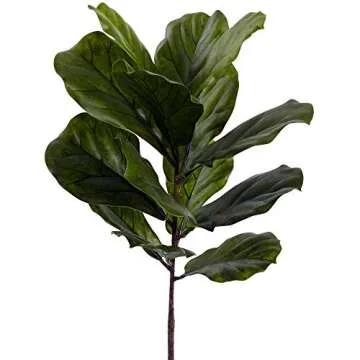 Nearly Natural 4ft Fiddle Leaf Tree UV Resistant Indoor Outdoor