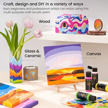 ARTEZA Acrylic Paint Set for Creative Projects