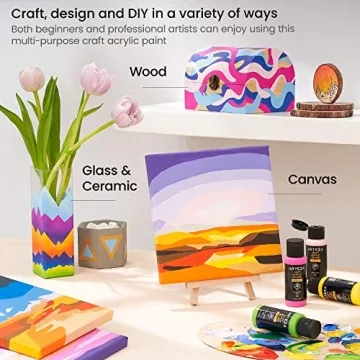 ARTEZA Acrylic Paint Set for Creative Projects