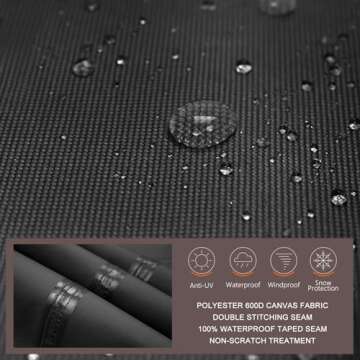 ULTCOVER Waterproof Patio Deck Box Cover 64x30