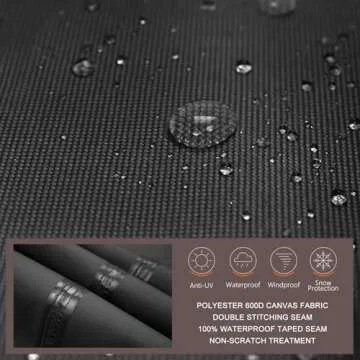 ULTCOVER Waterproof Patio Deck Box Cover 64x30