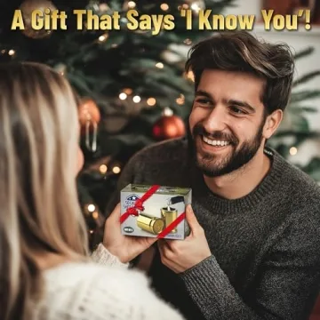 Barbuzzo ORIGINAL 50 CAL SHOT GLASSES, Set of 2, American Owned & Designed, Like Real 50 Caliber Bullet Casings, Shot Glasses Hold 2 Ounces