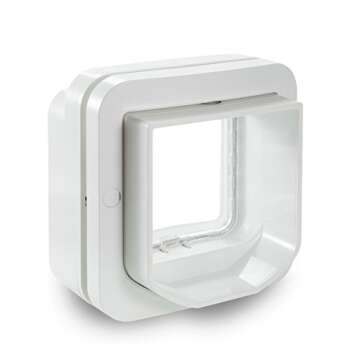 SureFlap DualScan Microchip Cat Door - Secure Access for 32 Pets