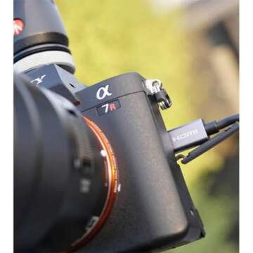 ZILR 10bit High Speed HDMI Cable 4K HD Ethernet HDMI Type A to Type D Micro HDMI Cable Ultra HDMI Cable 4K HDCP2.2 4K HDMI Camera HDMI Cable