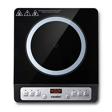 COMFEE 1800W Digital Induction Cooktop with Timer & Auto Shut Off - Fast, Efficient Cooking