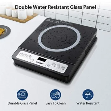 COMFEE 1800W Digital Induction Cooktop Timer Auto Shut Off
