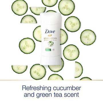 Dove Advanced Care Cool Essentials Antiperspirant, 2.6 Ounce (Pack of 3)