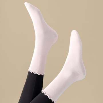 Non-slip Ruffle Yoga Socks for Women - Ceoon 3 Pairs