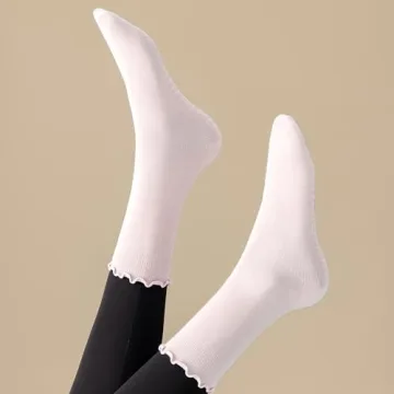 Non-slip Ruffle Yoga Socks for Women - Ceoon 3 Pairs