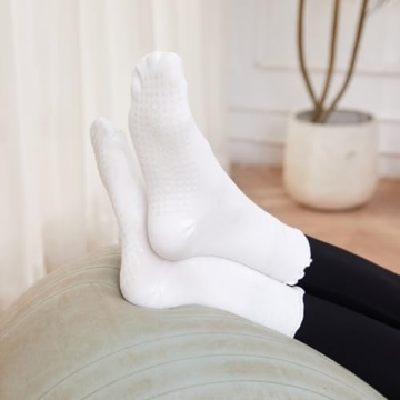 Non-slip Ruffle Yoga Socks for Women - Ceoon 3 Pairs