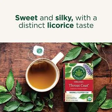 Traditional Medicinals Throat Coat Tea - Organic Relief & Care