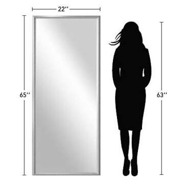 PexFix 65" x 22" Full-Length Standing Floor Mirror