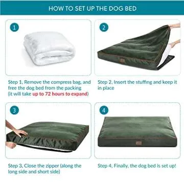 BEDSURE Waterproof Dog Bed for Extra Large Dogs