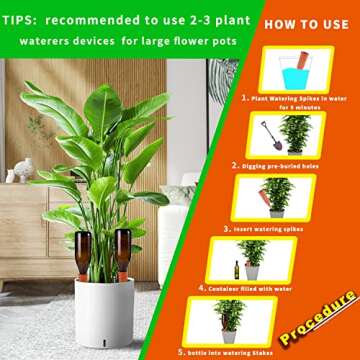 TKSCUSR Self Watering Plant Spikes for Easy Care