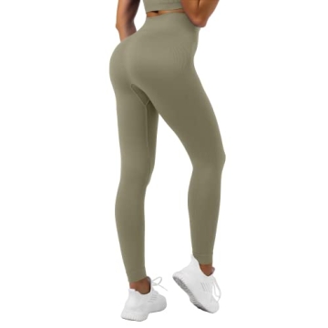 Sportneer Stylish Women's Workout Set - Ribbed Seamless Fit