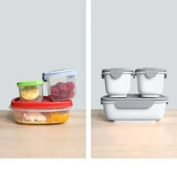 OmieGo Leakproof Plant-Based Lunch Containers - Eco-Friendly