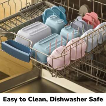 OmieGo Leakproof Plant-Based Lunch Containers - Eco-Friendly