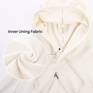 CRZ YOGA Women's Comfortable Cropped Hoodie for All Occasions