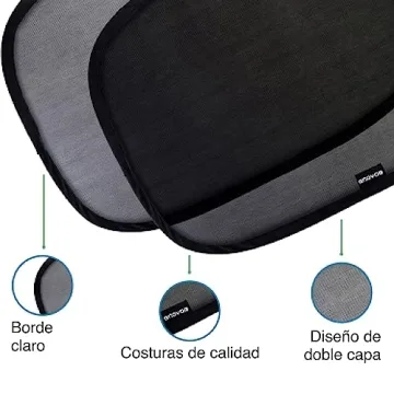 Enovoe Car Window Shades for Babies - 4 Pack