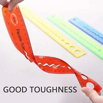 Unbreakable Clear Rulers - Flexible & Durable for Crafts