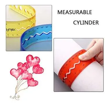 Unbreakable Clear Rulers - Flexible & Durable for Crafts