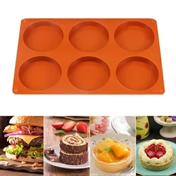 Palksky Silicone Molds for Baking 2 Pack Non-Stick Molds