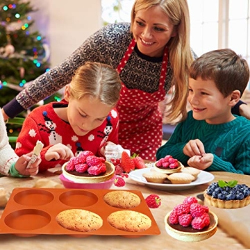 Palksky Silicone Molds for Baking 2 Pack Non-Stick Molds