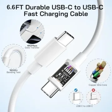 Dual 30W USB C Wall Charger for iPhone & iPad