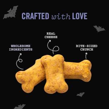 Three Dog Bakery Itty Bitty Bones Grilled Cheese Dog Treats