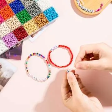 Goldwise Friendship Bracelet Kit 8706 Pcs for Creative Fun