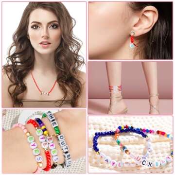 Goldwise Friendship Bracelet Kit 8706 Pcs for Creative Fun