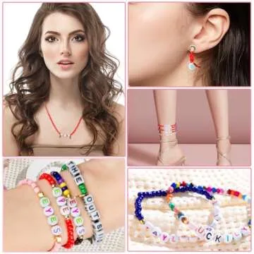 Goldwise Friendship Bracelet Kit 8706 Pcs for Creative Fun