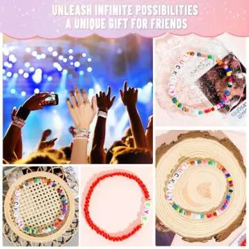Goldwise Friendship Bracelet Kit 8706 Pcs for Creative Fun