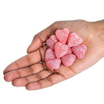 SOUR PATCH KIDS Soft & Chewy Valentines Day Candy Hearts, Bulk Candy, 12 - 3.1 oz Boxes