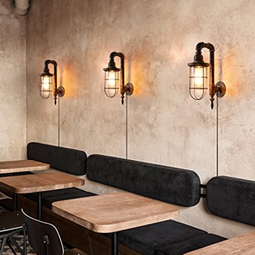 Lovefindahome Vintage Plug-in Wall Light for Every Room